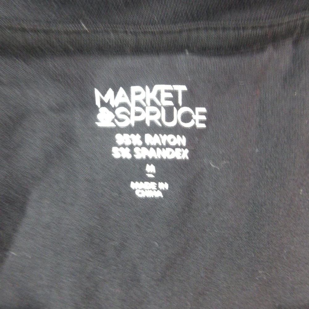 Market & Spruce Shirt Womens Medium Burgundy Black 2 Pack NWT - Picture 5 of 15